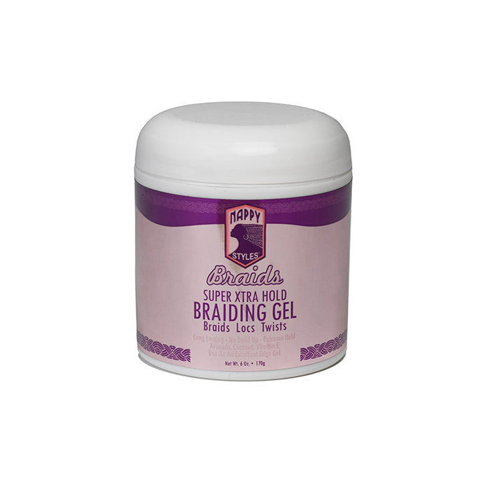 Braids Super Xtra Hold Braiding Gel (6oz)